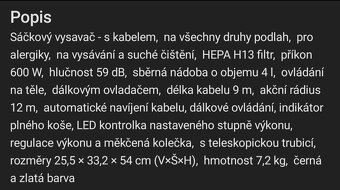 Vysavač SENCOR EcoPower SVC 9300BK Superiorsilence - 5