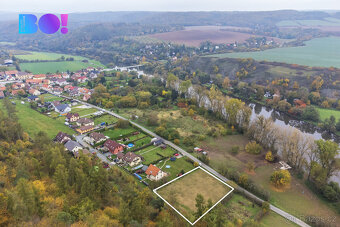 Prodej stavebního pozemku 1 389 m², obec Nižbor - 5
