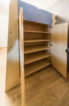 Patrová postel, stůl, skříň - 5