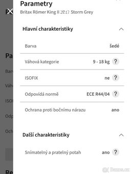 Dětská autosedačka Britax - 5