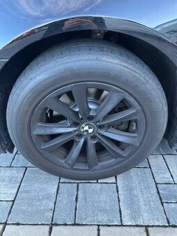 Alu kola BMW 17", 5x120, letní pneu 225/55/17 - 5