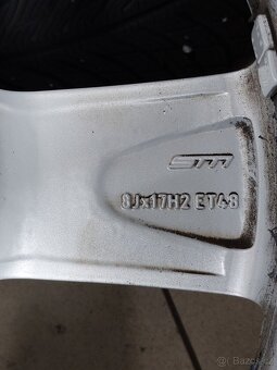 Kola na Mercedes, originál ALU + zimní Michelin - 5