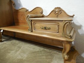 Starožitný psací stůl baroko rokoko - 5