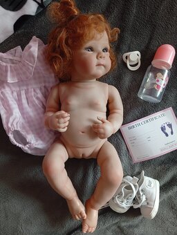 Realistická Reborn panenka zrzečka Bettie - 5