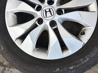 17"letní alu sada 5x114 origo Honda CRV mk4 mk3 225/65 - 5