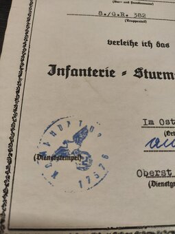Dekret o udělení Útočného odznaku pěchoty, Wehrmacht - 5