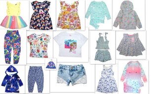 cca 3000 ks oblečení mix Outlet/Cream - 5