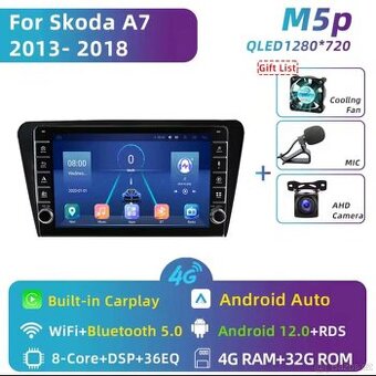 Android CarPlay Radio Škoda Octavia 3 2013-2018 - 5
