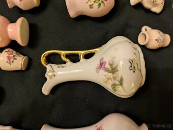 Růžový porcelán 21ks - 5