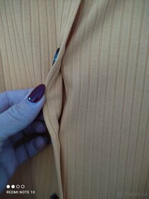 ORSAY-crop top horčicové tričko - 5