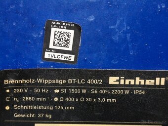 Prodám Kolébkovou pilu Einhell BT-LC 400. - 5