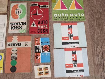 Staré letáky, mapy a doplňky do veteránů - 5