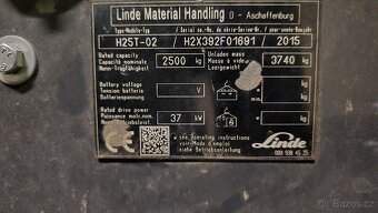Vysokozdvižný vozík Linde H 25 T02 propan - 5