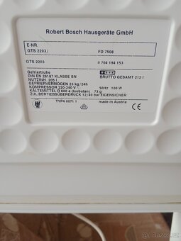 Mrazák Bosch - 5