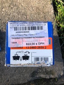 Zadní brzdové destičky ATE, VW, SEAT, FORD - 5