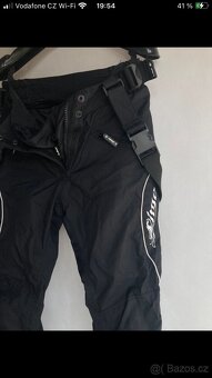 Motorkarske kalhoty, moto kalhoty Lime - 5