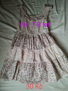 Dětské šaty 110-140 několik kusů - 5