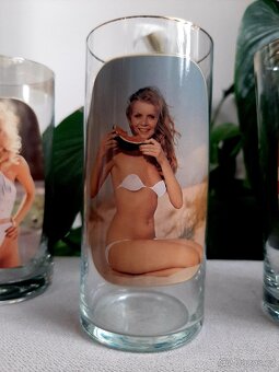 Retro svlékací skleničky.. - 5