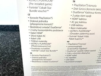PlayStation 5 Slim Fortnite bundle + hra Astro Bot - nové - 5