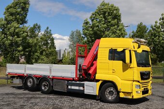 MAN TGS 26.500 6x2 - valník s hydraulickou rukou HMF - 5
