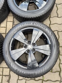 ORIGINÁL Alu Škoda TRITON R17, 5x112 - TOP, CELOROČNÍ - 5