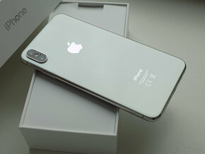 APPLE iPhone XS Max 64GB Silver - ZÁRUKA - 100% BATERIE - 5