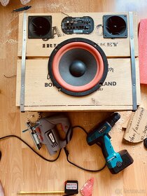 Bedna od Whisky - home made - BT - FM - USB - 5