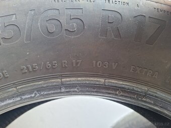 Prodám letní pneu 215/65/17 103v Continental - 5