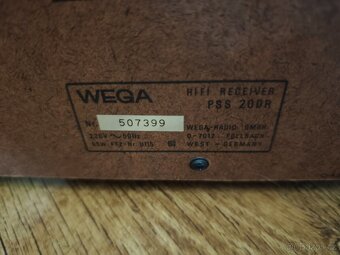 Vintage receiver Wega PSS 200r (1979),velmi pěkný,čti popis - 5