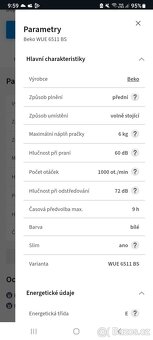 Beko pračka - 5