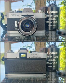 Canon EX Auto +2 objektivy Canon EX 50mm f/1.8 a 135mm f/3.5 - 5