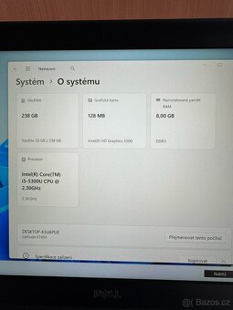 Dell Latitude E7450, SSD disk, Windows 11, záruka - 5