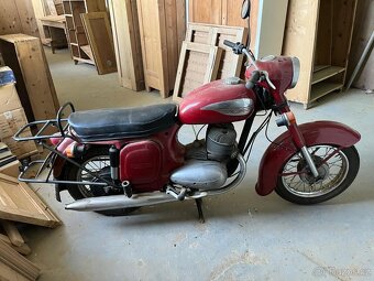 jawa 350 kývačka s TP + přívěsný vozík PAV 40 - 5