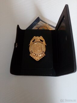 Prodám odznak PRIVATE DETECTIVE - 5