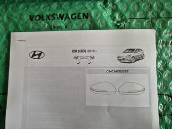 kryty vnějších zrcátek chromové Hyundai i20 (GB) od 2015 C84 - 5