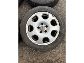 ALU disky VW Audi 5x112 R16 se zimními pneu 205/55 R16 - 5