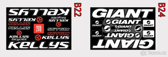 Polepy na kola Cannondale, RockShox, Trek, Merida, GT, Giant - 5