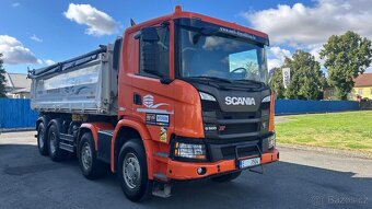 Scania G 500 XT 8x4 BORDMATIC třístranný sklápěč - 5