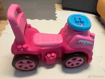 Odrážedlo Molto – Nákladní automobil, růžová - 5
