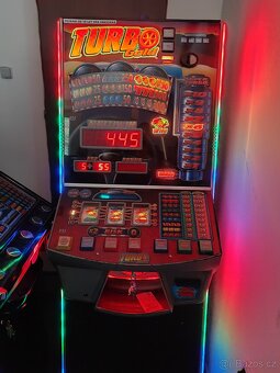 Retro herní (výherní) automat Turbo Gold + klíče - 5