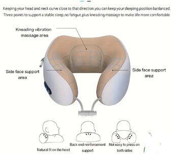 Masážní přístroj na krk ve tvaru - 5