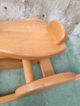 Dřevěný houpací zajíc - 5