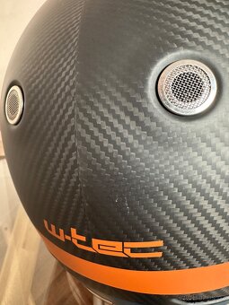 Nová nepoužitá carbon XL retro helma - 5