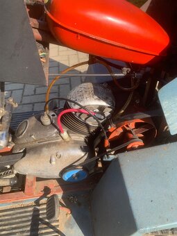 Malotraktor domácí výroby.Motor Čz 150. - 5