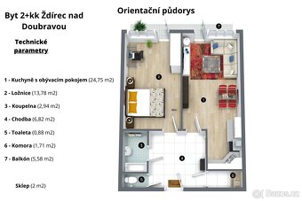 Prodej bytu 2+kk, 58 m2, Ždírec nad Doubravou - 5