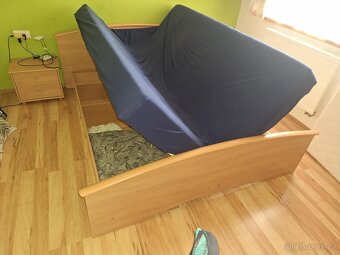 Manželska postel š.160cm d200cm s ůložným prostorem - 5