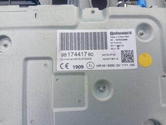 CITROEN C4 PICASSO, GRAND PICASSO, SPACETOURER ORIG. RÁDIO - 5