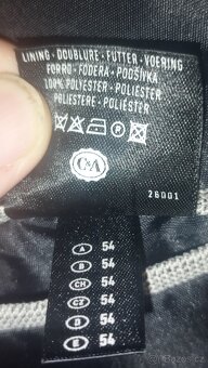 Pánský oblek C&A vel. 54 - 5