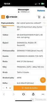 Kellys Lumi 50 vel. 20 - 5