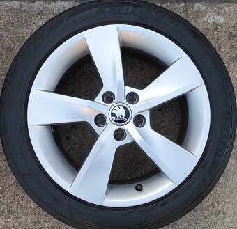 Disky originální Škoda Fabia III, Rapid 5x100 R16 Alore - 5
